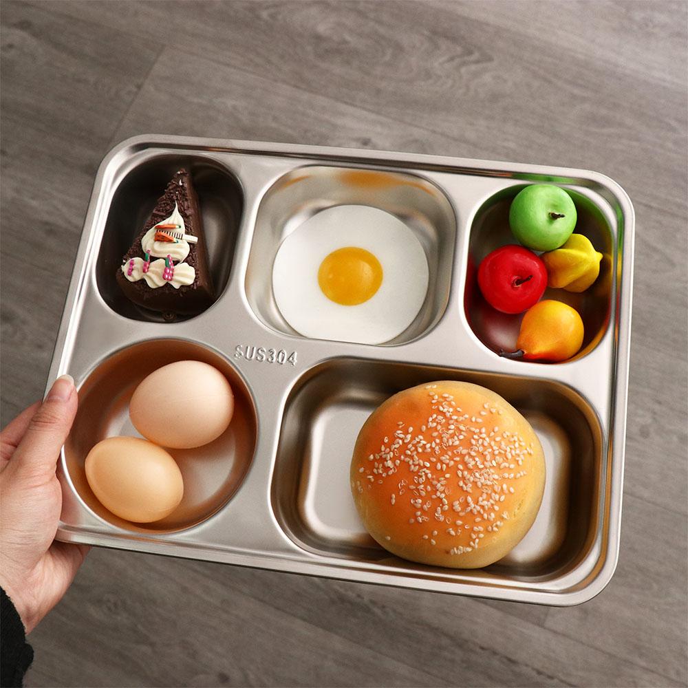 Food Platter Snacks - 스낵 성인용 직사각형 음식 조절용 스테인리스