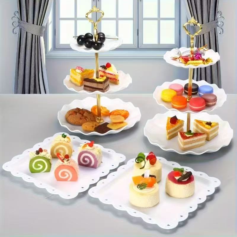 Food Snacks For Baby Shower - 1/3/4/5개 세트 장식용 음식 트레이 -