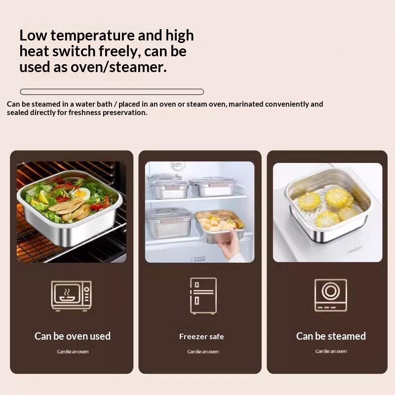휴대용 대용량 스테인레스 스틸 음식 용기 손잡이가 있는 - Food Xxl 리뷰 및 가격