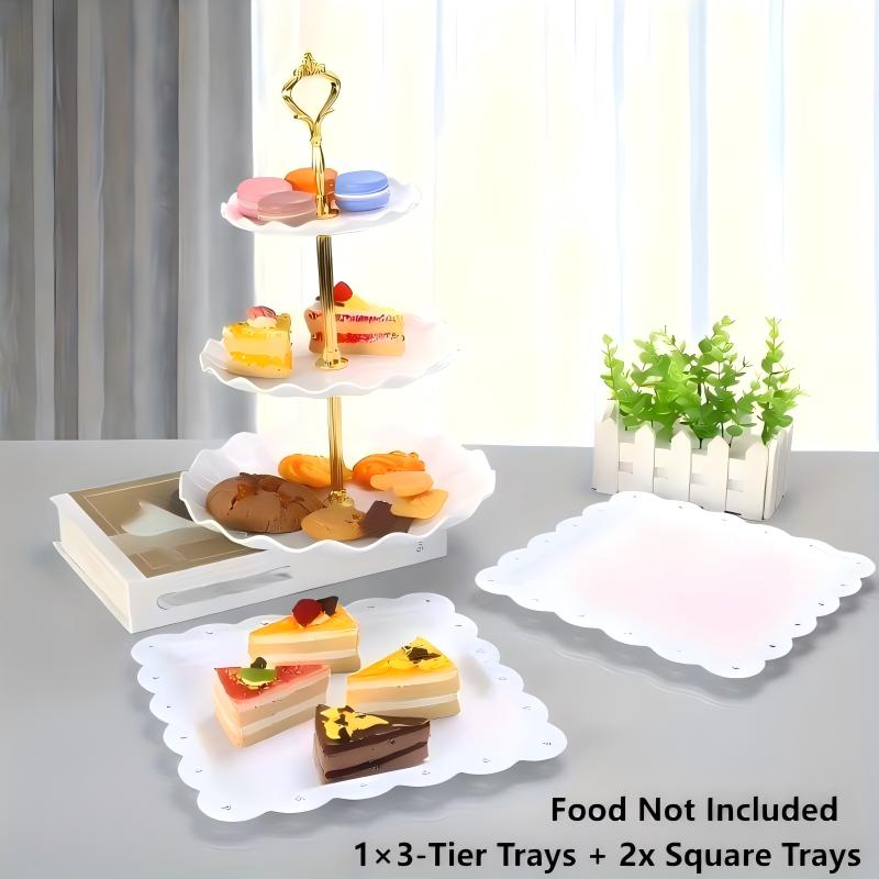 1/3/4/5개 세트 장식용 음식 트레이 - 결혼식,  - Food Snacks For Baby Shower 리뷰 및 가격
