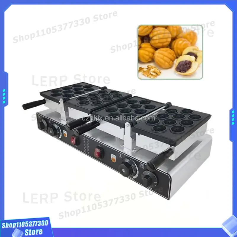 상업용 호두 모양 빵 제조기 110V 220V 한국식  - Food Snacks Restaurant 리뷰 및 가격