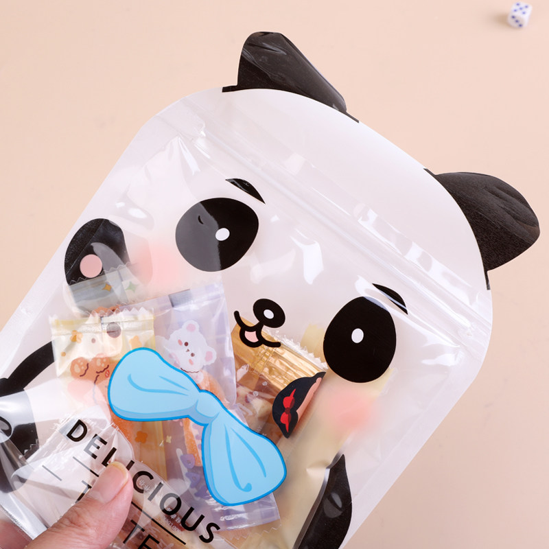TETP 50Pcs 만화 스타일 스탠드 업 식품 포장  - Food Snacks For Baby Shower 리뷰 및 가격