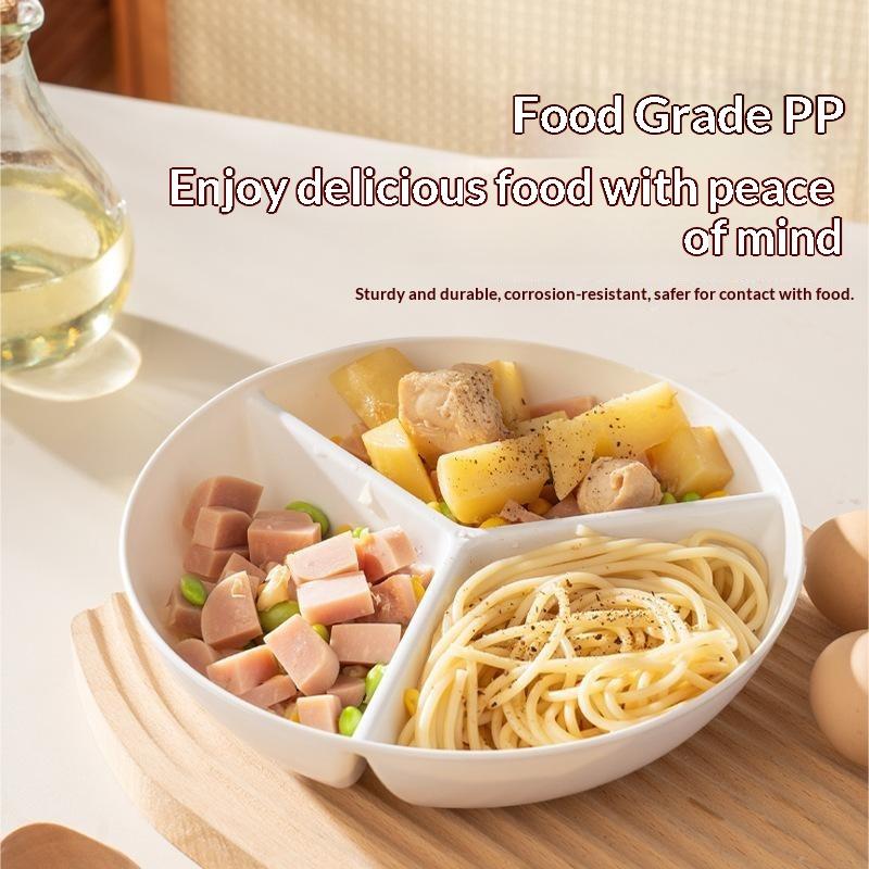 3칸 격자형 디너 플레이트 원형 플라스틱 스낵 서빙 플 - Food Platter Snacks 리뷰 및 가격