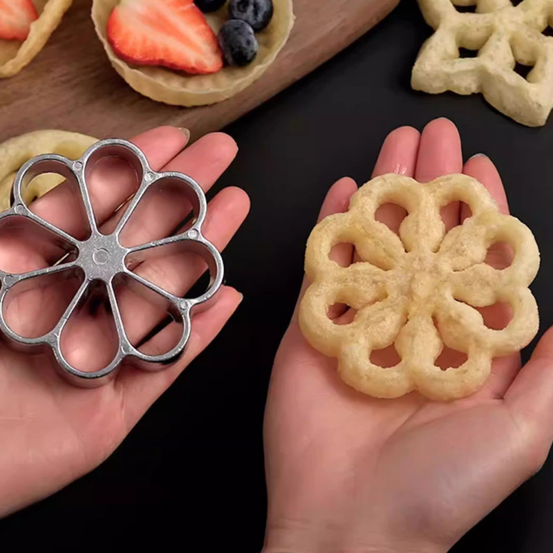 창의적인 꽃 디자인 알루미늄 딥 프라이팬, 바삭한 페이 - Food Snacks With Iron 리뷰 및 가격